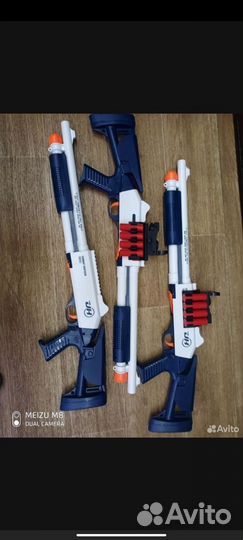 Детский дробовик с мягкими пульками