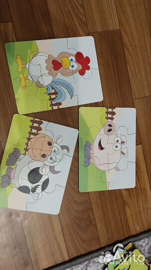 Деревянные пазлы для малышей