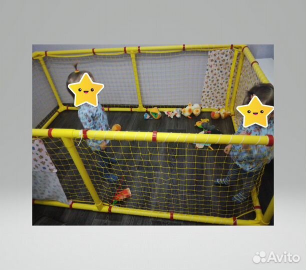 Манеж детский большой Leco 125*200см