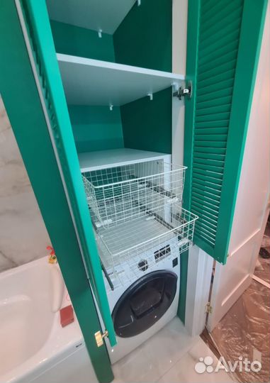 Навесные шкафы в нише