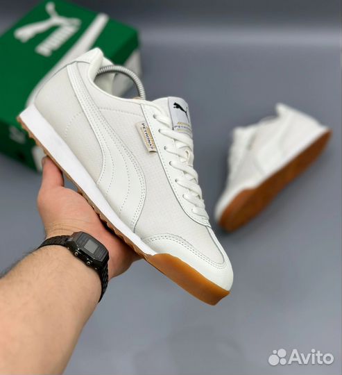 Кроссовки мужские puma экокожа