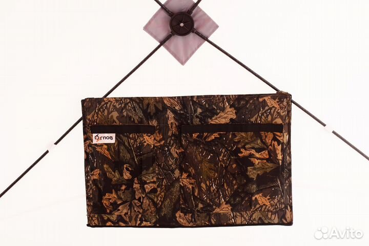 Органайзер-карман 60х40 см для раскладушки, дубок