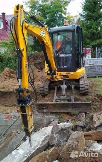 Гастогай Аренда ямо бур миниэкскаватора с молото