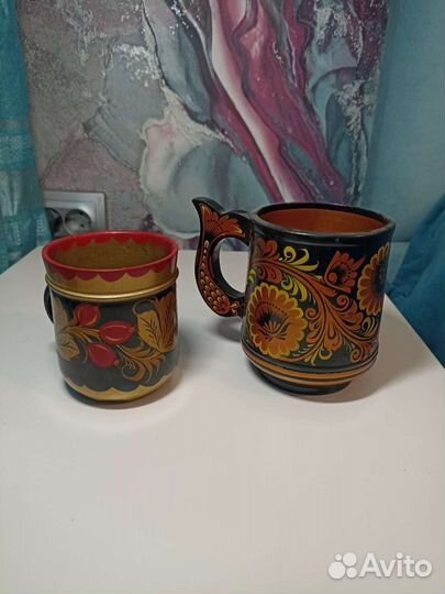 Кружка деревянная