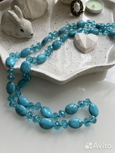 Бусы из натуральных камней, винтаж