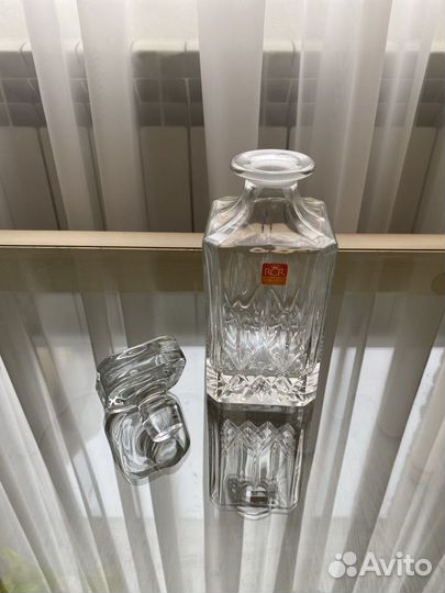 Штоф и графин хрустальный