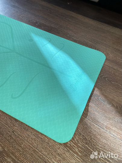 Коврик для йоги с разметкой 183х61х0,5