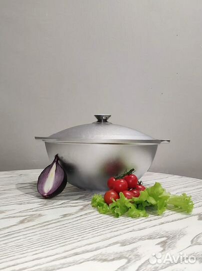 Казан алюминиевый Kukmara 3.5 - 22л с крышкой