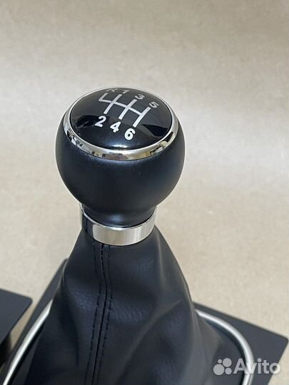 Новая Ручка кпп golf 5 / 6 jetta c чехлом и рамкой