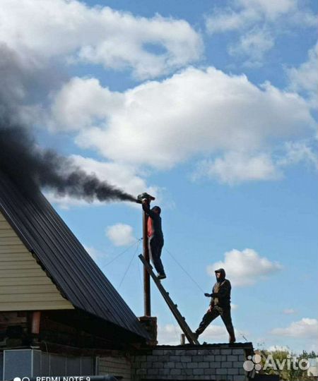 Чистка дымохода