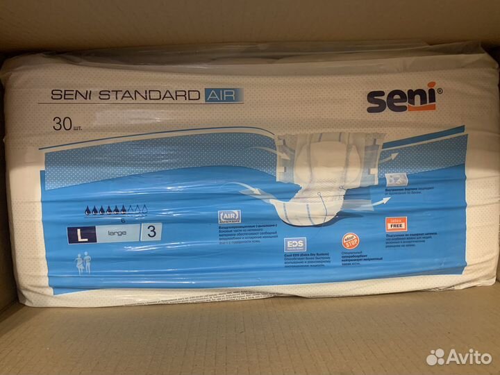 Памперсы для взрослых seni L