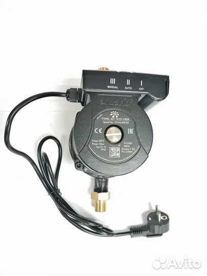 Повысительный насос aquario ас1512-195А (Hmax напо