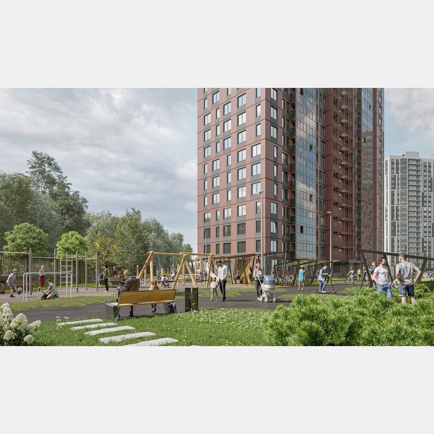 2-к. квартира, 52 м², 1/17 эт.