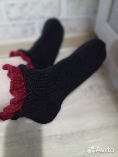 Короткие носки с рюшей