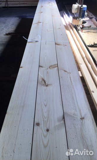 Доска сухая строганная 40х190х6000