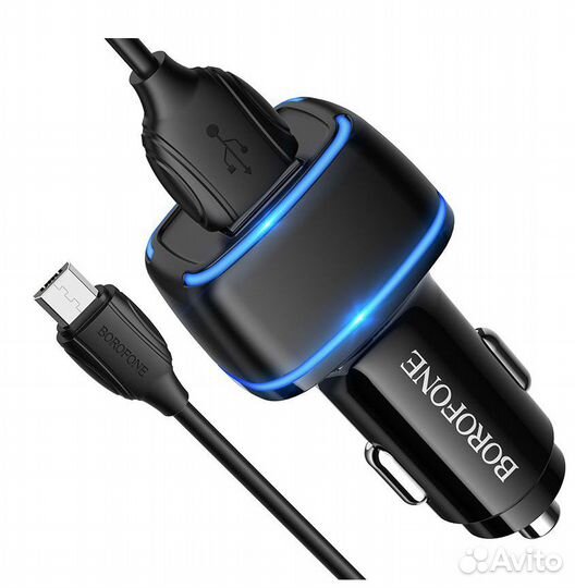 Автомобильное зарядное устройство Borofone 2,4А