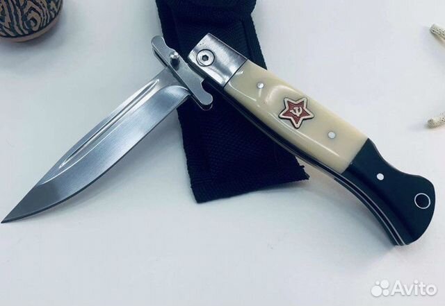 Нож финка нквд складная