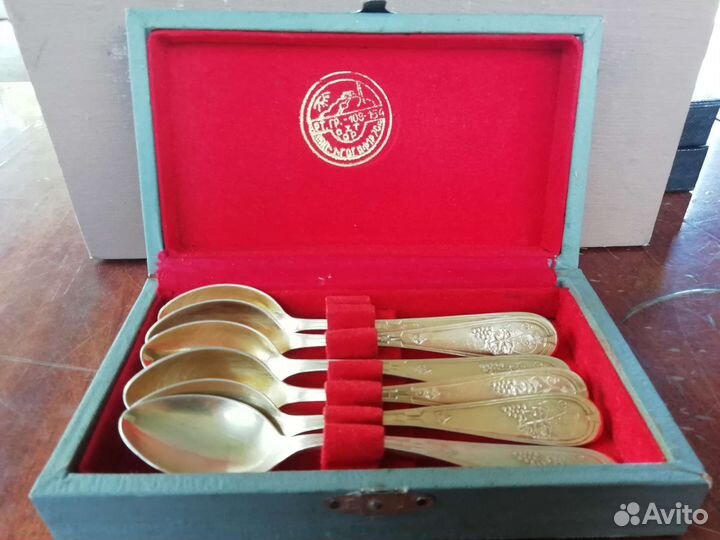 Мельхиоровые ложки, ножи СССР