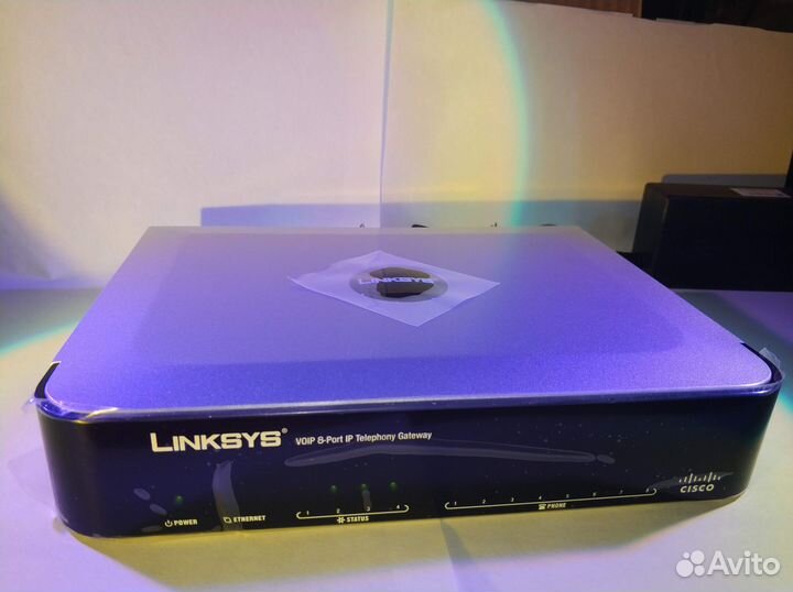 Телефонный VoIP/SIP шлюз Cisco (Linksys) SPA8000