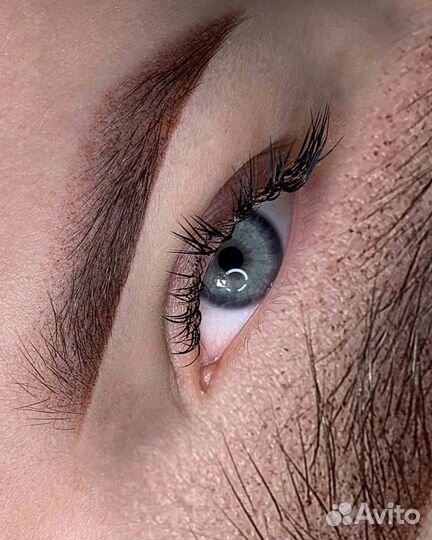 Микроблейдинг, пудровые брови. Перманент