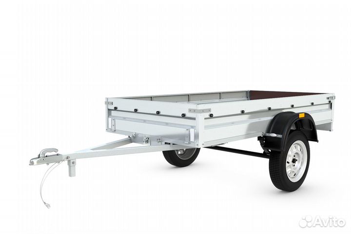 Прицеп легковой 2,5 х 1,3 метра. Оцинкованный