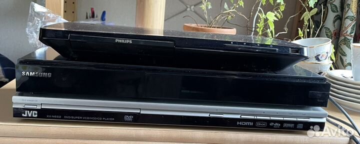 Dvd плееры Philips, Samsung, JVC на запчасти