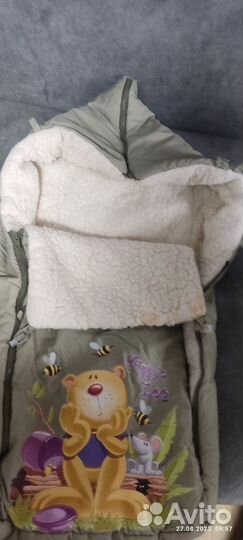 Зимний конверт в коляску