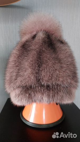 Шапка норковая женская