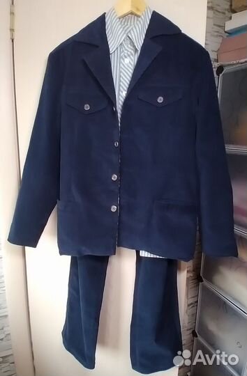 Костюм мужской из микровельвета