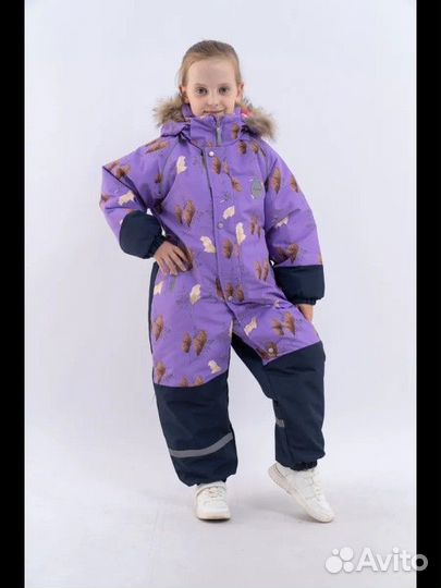 Комбинезон для девочки зимний