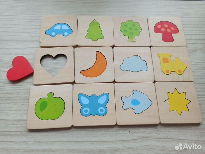Деревянные игрушки для малышей