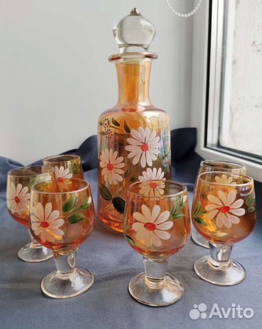 Графин с рюмками СССР