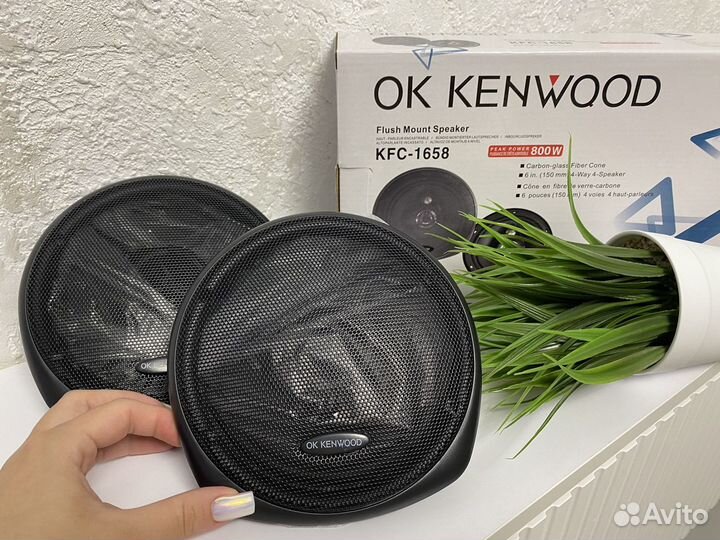 Динамики kenwood 16 см 800w