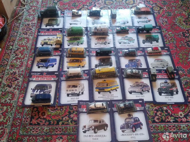 Модели 1:43 Автомобили на службе