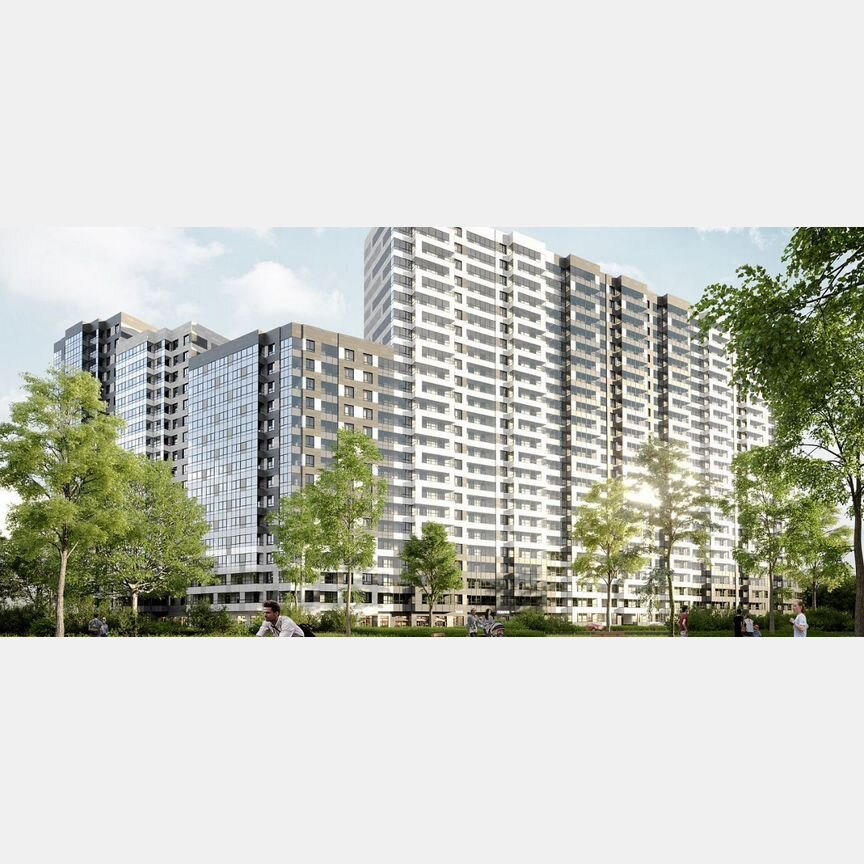 2-к. квартира, 42,9 м², 22/24 эт.