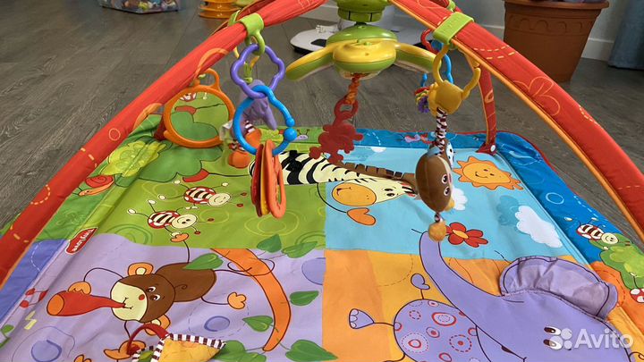 Развивающий коврик Tiny Love Разноцветное сафари