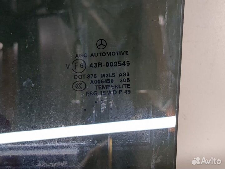 Стекло боковой двери Mercedes ML W166 2011, 2013