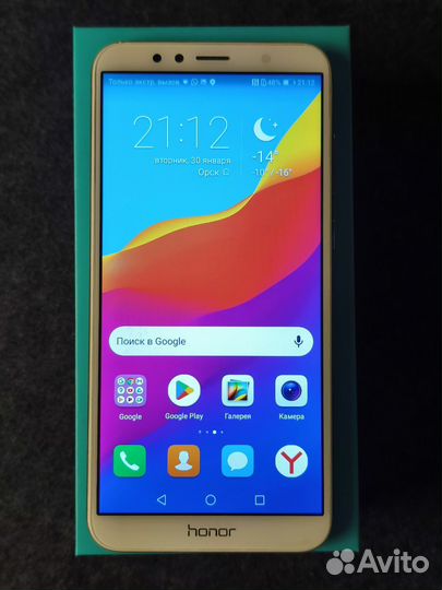 HONOR 7C, 3/32 ГБ