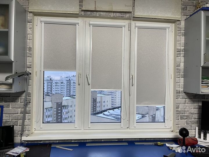 Рулонные шторы без сверления