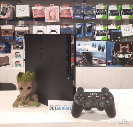 Sony Playstation 3 Slim 350GB в идеале,на гарантии