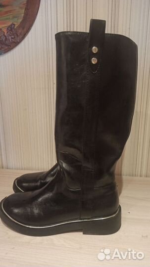 Сапоги кожа Zara 31р