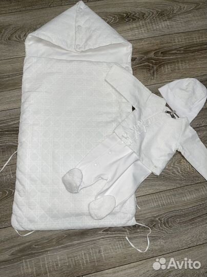 Конверт на выписку комплект baby dior