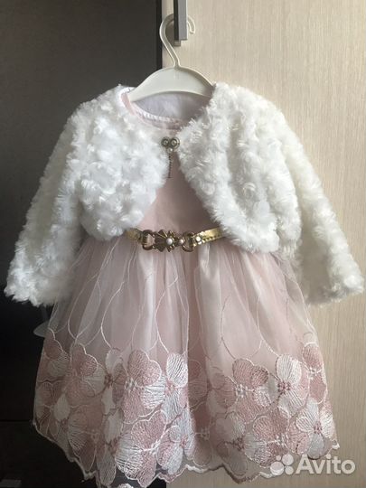 Платье для девочки 86