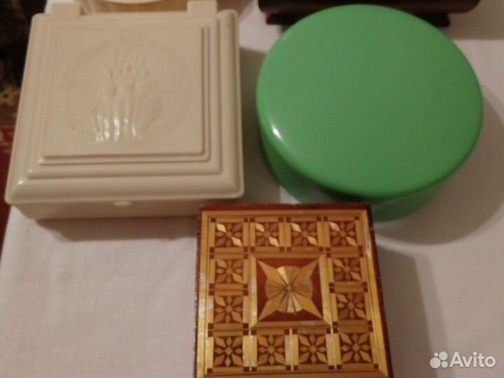 Шкатулка карболит, деревянная, СССР