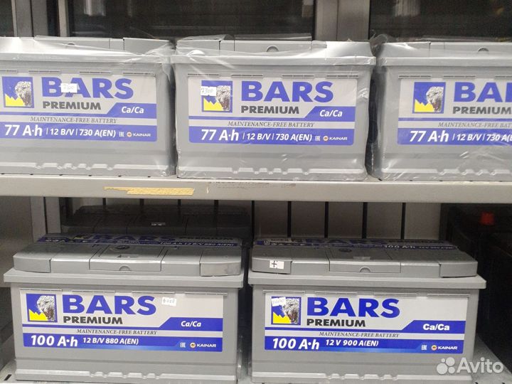 Аккумулятор Bars 100 ah