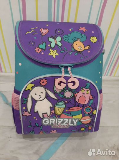 Рюкзак школьный для девочки grizzly