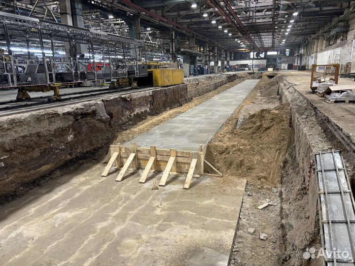 Бетонная стяжка с топпингом