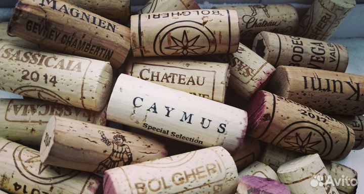 Винные пробки из под элитных вин