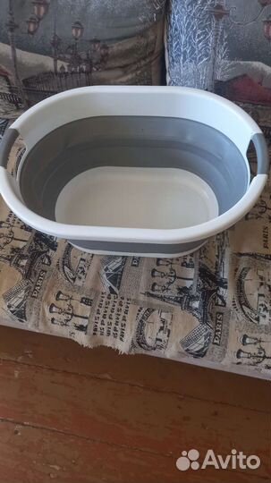 Складная корзина для стирки белья