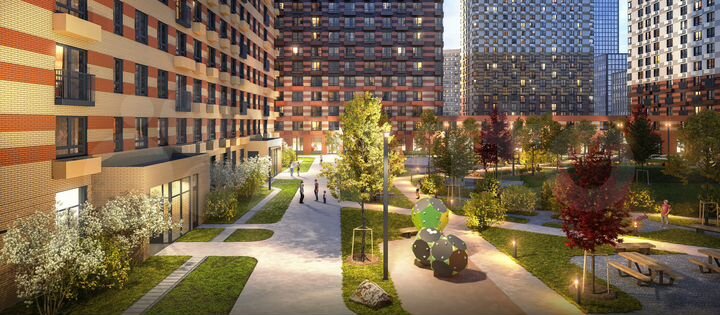 Квартира-студия, 19,9 м², 29/33 эт.